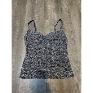 Bond Eye Australia Blue Tan Multi‎ Cup Fit Tankini AUS 12 US 8